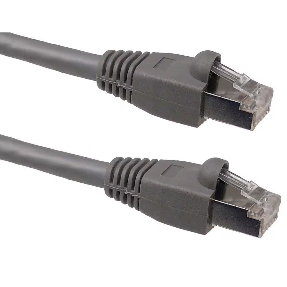 15 Ft. Cat6A Snagless Shielded (STP) Network Patch Cable, Gray